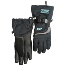 64%OFF 女性のスノースポーツ手袋 アウトドアリサーチアンビット手袋 - 防水、絶縁（女性用） Outdoor Research Ambit Gloves - Waterproof Insulated (For Women)画像